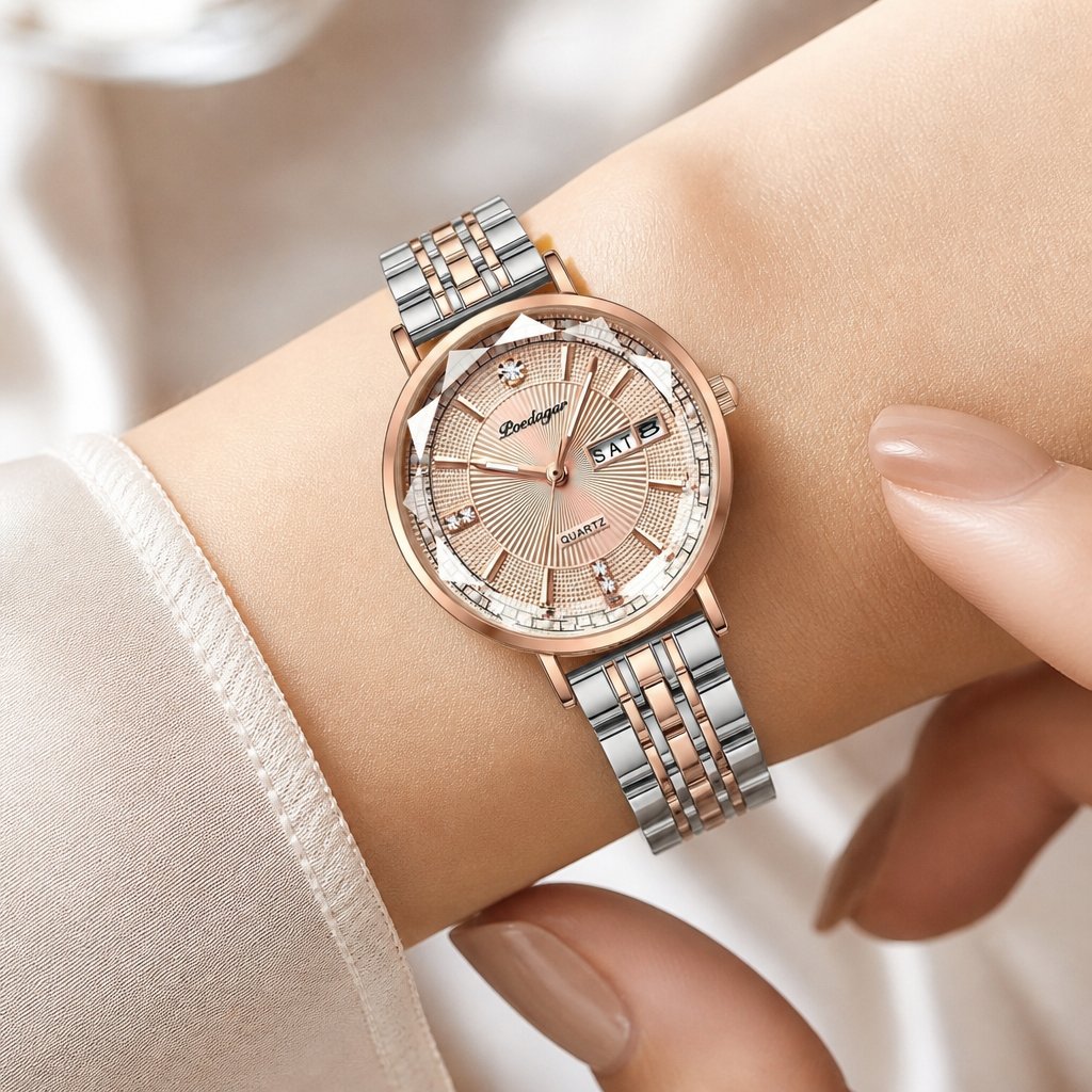 Horloge POEDAGAR CR-35038 - Bruin