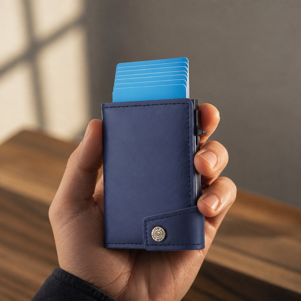 WALLET NO-36218 - Blauw