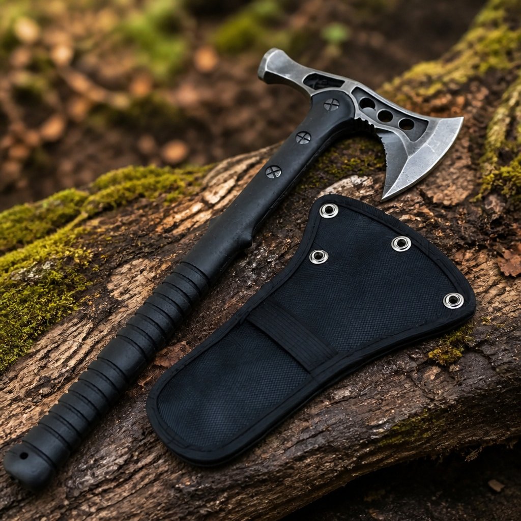 Outdoorbijl VA-39073 - Zwart